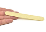 Brass Bracelet Blank - 2 Raw Brass Flat Stamping Bracelet Blanks with Round Edges (20x146x0.80mm) V076