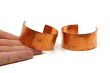 Copper Bangle - Raw Copper Bracelet Stamping Blank Cuff (30x156x1mm) Brc085