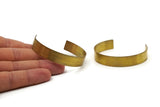 Brass Cuff Bracelet - 2 Raw Brass Cuff Bracelet Blank Bangle Without Holes (12x0.80mm) BRC014