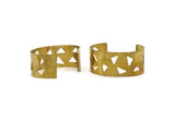 Brass Cuff Bangle, Raw Brass Cuff Bracelet Bangle (150x28x0.80mm) T118