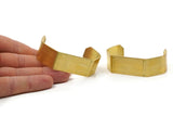 Hexagon Blank Bangle - Raw Brass Cuff Bracelet Hexagon Type Blank Bangles , (145x20x1mm) BRC111