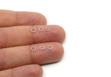 4mm Jump Ring, 250 Antique Silver Plated Brass Jump Ring, Findings (4x0.50mm) A0112