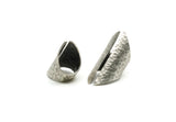 Silver Ring, Hammered Antique Silver Plated Brass Adjustable Rings N0140