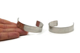 Aluminum Bracelet Blank - 2 Aluminum Cuff Bracelet Blank Bangles (15mm) Al 0085 BRC107