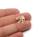 Brass Bird Charm, Raw Brass Bird Charms, Charm Pendants, Earring Findings (20/25/30x0.60mm) SMP2945