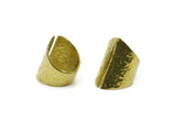 Brass Ring, Raw Brass Adjustable Rings N0140