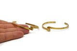 Brass Cuff Bangle, Raw Brass Cuff Bracelet Bangles BRC197