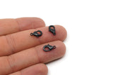 Black Parrot Clasp, 12 Oxidized Black Brass Lobster Claw Clasps  (12x6mm) bh502 A0399