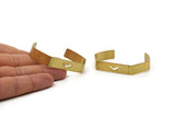 Brass Chevron Cuff - 2 Raw Brass Chevron Cuff Bracelet Blank Bangles (145x10x1mm) Brc063 görseli Brass Chevron Cuff - 2 Raw Brass Chevron Cuff Bracelet Blank Bangles (145x10x1mm) Brc063