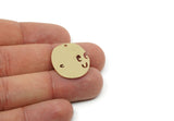 Customized Charm, For Jewelry Making Brass/Steel/Copper Geometric Shaped Face Charm With 1 Hole, Personalized Jewelry (25x20mm) SMP3183
