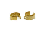 Brass Adjustable Ring, Raw Brass Adjustable Rings N0064