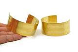 Brass Cuff Bangle - Raw Brass Cuff Bracelet Bangles (35x190x1mm) Brc051