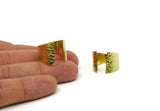 Hammered Boho Ring, Raw Brass Adjustable Gothic Hammered Knuckle Rings N0138