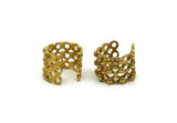 Brass Ring, Raw Brass Adjustable Rings N0018