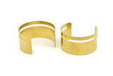 Brass Bracelet Blank - Raw Brass Flat Stamping Bracelet Blanks, Bangles (35x145x0.80mm) BRC096