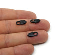 Black Parrot Clasp, 12 Oxidized Black Brass Lobster Claw Clasps (14x6mm) Bh502 A0400