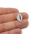 Custom Charms for Jewelry Making, Personalized Brass, Copper, Stainless Steel Blank With 1 Hole (25x12mm) SMP3156