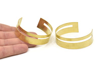 Brass Bracelet Blank - Raw Brass Flat Stamping Bracelet Blanks, Bangles (20x145x0.80mm) BRC023