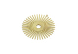 Brass Sun Charm, Raw Brass Sun Charms With 1 Loop, Findings, Customized Parts For Jewelry Making (42x40x0.60mm) SMP3200