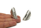 Silver Ring, Hammered Antique Silver Plated Brass Adjustable Rings N0140