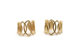 Gold Marquise Ring, Gold Plated Brass Adjustable Marquise Rings N0073 Q0406