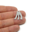 Custom Charms for Jewelry Making, Personalized Brass, Copper, Stainless Steel Blank (26x19mm) SMP3155
