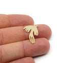 Brass Bird Charm, Raw Brass Bird Charms, Charm Pendants, Earring Findings (20/25/30x0.60mm) SMP2946