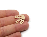Brass Bird Charm, Raw Brass Bird Charms, Charm Pendants, Earring Findings (20/25/30x0.60mm) SMP2945