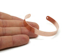 Copper Bangle, Raw Copper Adjustable Bracelet Cuff With 2 Holes (145x8x0.80mm) SMP3244