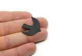 Black Bird Blank, 1 Set Oxidized Black Brass Bird Blanks, Bird Findings (20/30/40x0.60mm) SMP2379 SY0373 SY0407