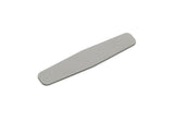 Steel Stamping Bar, 4 Stainless Steel Rectangle Blanks, Findings (58x12x0.80mm) SMP3009 SY0397