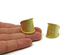 Brass Ring, Raw Brass Adjustable Ring N0399