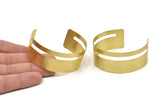 Brass Bracelet Blank - Raw Brass Flat Stamping Bracelet Blanks, Bangles (25x145x0.80mm) BRC024