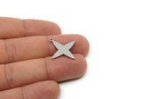 Custom North Star Charms for Jewelry Making, Personalized Brass, Copper, Stainless Steel Star Pendant With 1 Loop (25x23mm) SMP3136