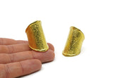 Brass Ring, Raw Brass Adjustable Ring N0369