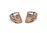 Ethnic Ring, Rose Gold Plated Brass Adjustable Ethnic Rings N0144 Q0282