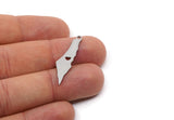 Steel Palestine Charm, 24 Stainless Steel Palestine Map Charms With 1 Loop, Findings (34x9x0.80mm) SMP3030