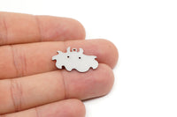 Steel Charm, 8 Stainless Steel, Steel Pendants, Charm Pendants, Steel Charms With 1 Loop (16x25x0.80mm) SMP2721