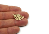 Brass Triangle Charm, Raw Brass Geometric Charms With 1 Loop, Brass Earring Charms, Brass Charms for Jewelry Making (14/17x0.80mm) SMP3046