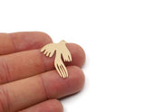 Brass Bird Charm, Raw Brass Bird Charms, Charm Pendants, Earring Findings (20/25/30x0.60mm) SMP2946
