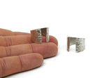 Hammered Boho Ring, Antique Silver Plated Brass Adjustable Gothic Hammered Knuckle Rings N0138