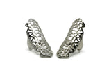 Silver Boho Ring, Silver Tone Adjustable Boho Rings N0142 H0322