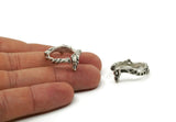 Silver Bird Ring, Antique Silver Plated Brass Adjustable Bird Ring N0400