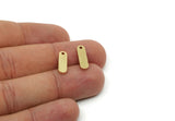 Brass Oval Charm, Raw Brass Oval Charms With Hole, Customized Jewelries (16x4.5x1.5mm) SMP3224