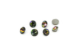 Iris Diamond, 8 Iris Crystal Swarovski Diamonds 6.3mm SS29 Y219
