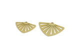 Brass Triangle Charm, Raw Brass Geometric Charms With 1 Loop, Brass Earring Charms, Brass Charms for Jewelry Making (14/17x0.80mm) SMP3046