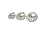 Personalized  Oval Charm, Stainless Steel Oval Shaped Charms With 1 Loop, Sun Charms, Findings (20/25/30x0.80mm) SMP3095