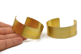 Brass Bracelet Blank - Raw Brass Flat Stamping Bracelet Blanks, Bangles (25x145x0.60mm) BRC016