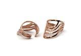 Ethnic Ring, Rose Gold Plated Brass Adjustable Ethnic Rings N0144 Q0282
