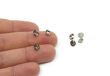 Iris Diamond, 8 Iris Crystal Swarovski Diamonds 6.3mm SS29 Y219
